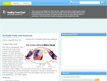 Tablet Screenshot of healthyfoodchart.com